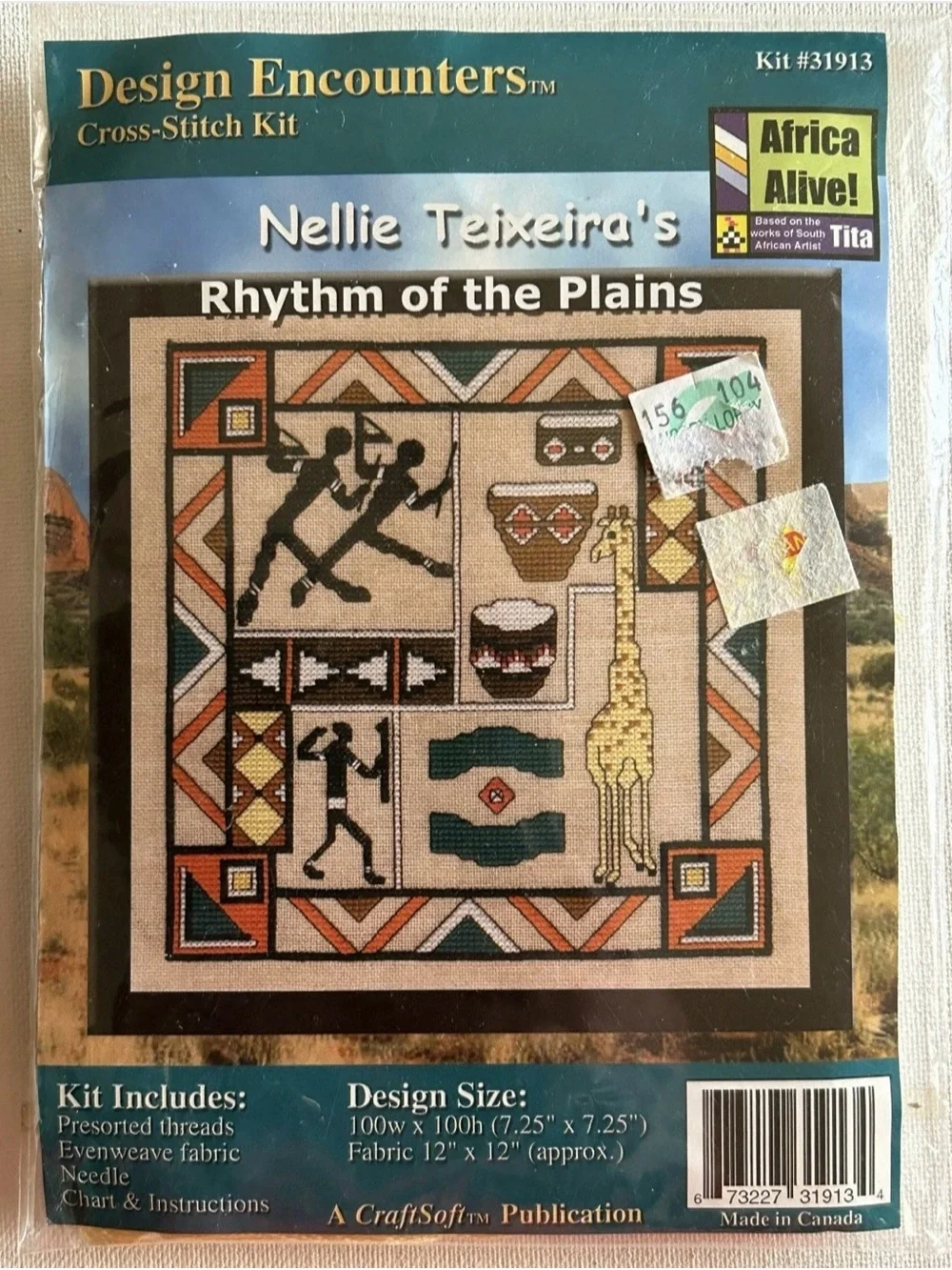 Nellie Teixeira's Rhythm of the Plains Cross-Stitch Kit